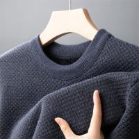 Nueva Suéter De Moda Para Hombres Casual Cuello Redondo Algodón Grueso Otoño Invierno Top Caliente Cómodo Estilo Clásico - details 3