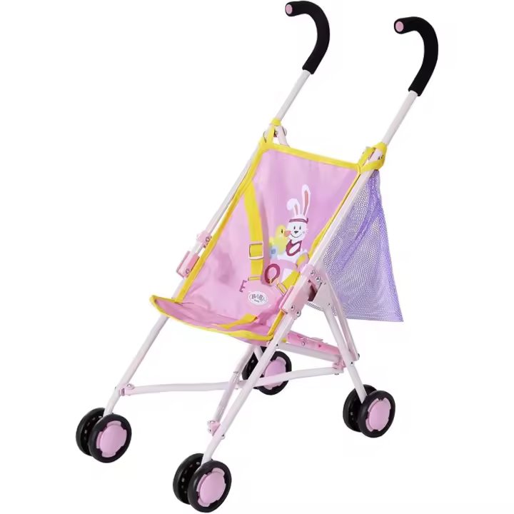 BABY Born - Carro de Muñecas Silla Plegable Cochecito BABY Born con bolsa para muñecas de 43 cm - Fácil de usar para manos pequeñas. - 1