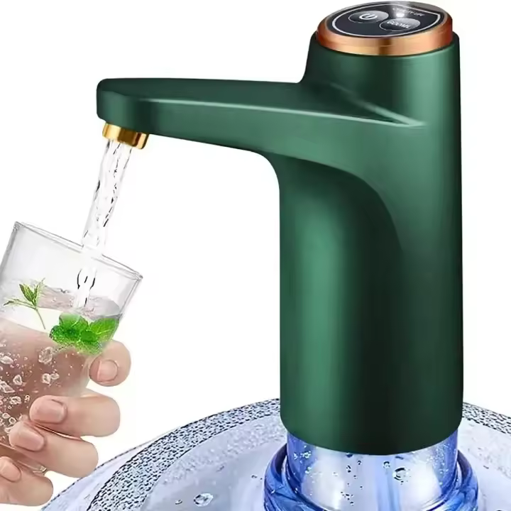 Bomba De Agua Eléctrica Recargable Para Cubetas De Agua Adecuada Para Uso En Casa Oficina Y Dormitorio Fácil De Llevar - 1