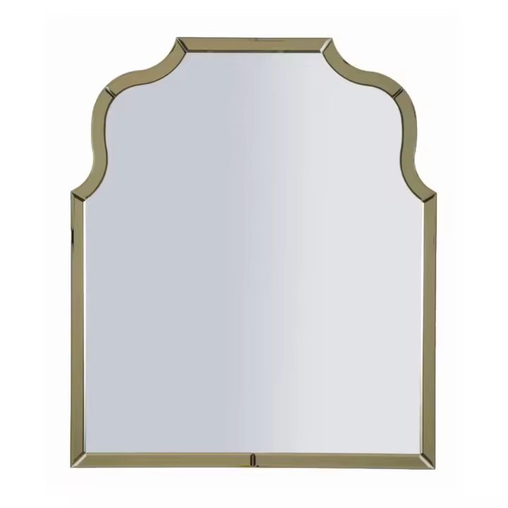 Espejo con Marco Clásico 1, MDF, Oro, 100x85x1 cm - 1