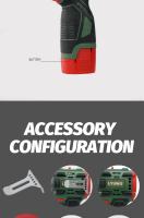 LYUWO Destornillador Eléctrico Recargable Multifuncional Herramienta Doméstica Con Torque Alto Motor Brushless Herramienta De Impacto Para Comercial Manufactura - details 11