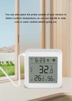Sensor De Temperatura Y Humedad WiFi Tuya Con Probing Externo Para Hogar Inteligente Monitorización Por APP Para Plantas Acuario Vino - details 7