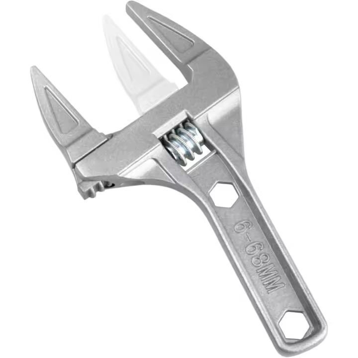 Llave ajustable de 6-68 mm, llave ajustable de vástago corto, aberturas grandes, herramienta de llave de plomero ultradelgada y liviana - 1