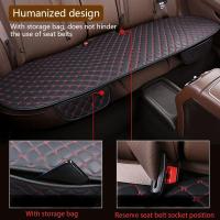 Cubiertas De Asiento De Coche Universal En Cuero PU Para Todas Las Estaciones Protector De Asiento Delantero Y Trasero Almohadilla Cojín Mat Accesorios Interiores De Auto Con Bolsa De Almacenamiento - details 5