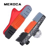 MEROCA Pastillas De Freno Para Bicicleta Sistema V Brake Material De Goma Resistente Y Silencioso Con Ranura Antisuciedad - details 3