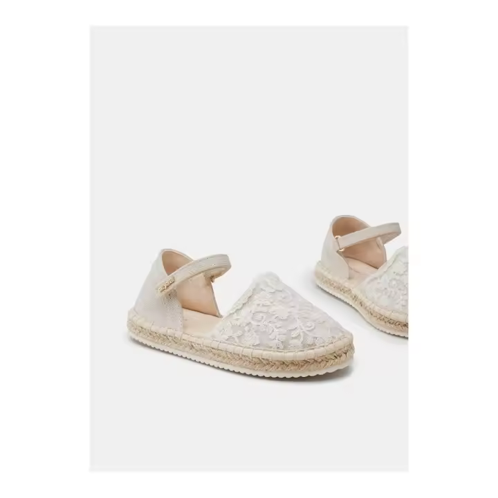 MAYORAL 43.555 053 Alpargatas yute niña 31894 24V PALA Y TALON MACRAME YUTE CRUDO - 1