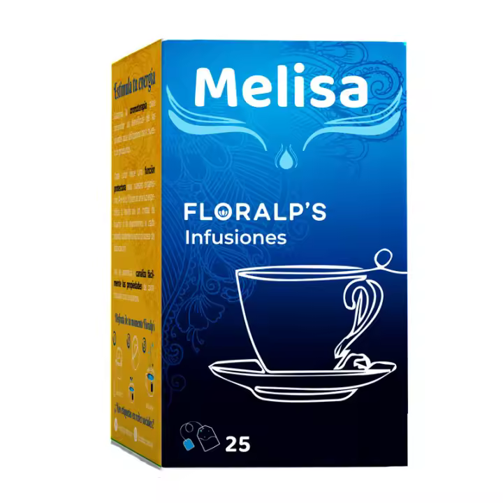 FLORALP'S - Melisa Infusión – 25 Sobres | Relajante Natural y Digestiva - 1