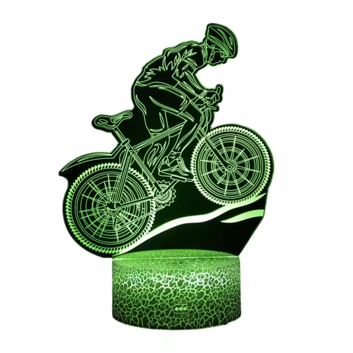 Lámpara De Noche LED USB Nighdn Para Bicicleta De Montaña Luz De Mesa Cambio De Color 16 Con Control Remoto Decoración De Habitación Regalo De Cumpleaños Para Niños Y Hombres - 1