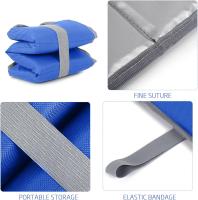 1 bolsa de almacenamiento y 1 mosquetón, impermeable, plegable, ideal para acampar al Aire Libre y picnic en el Parque (Azul) - details 1