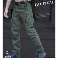Pantalones Tácticos Ix7 Para Hombre Ultrafinos Impermeables Con Cierre De Cremallera Pantalones De Trabajo Militares Entrenamiento Outdoor Ajustados - details 5