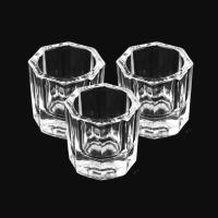 1PC Copa De Pulverizaci\u00f3n Y Líquido Para Uñas De Vidrio Acr\u00edlico Octagonal Peque\u00f1o Con Tapa Soporte De Copa Herramientas De Uñas - details 1