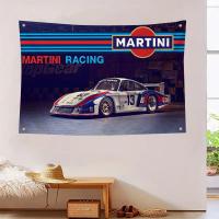 Bandera De Carreras De Coches Martini Para Decoración De Habitaciones Y Exterior Con Cuatro Agujeros Decoración De Sala De Trabajo - details 7