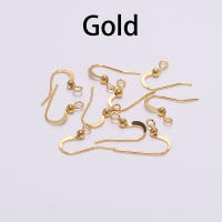 100Pcs Gancho Para Pendientes De 19*18mm En Oro Y Bronce Clavos Para Manualidades De Joyería DIY Componentes De Enlaces Para Oídos - details 5