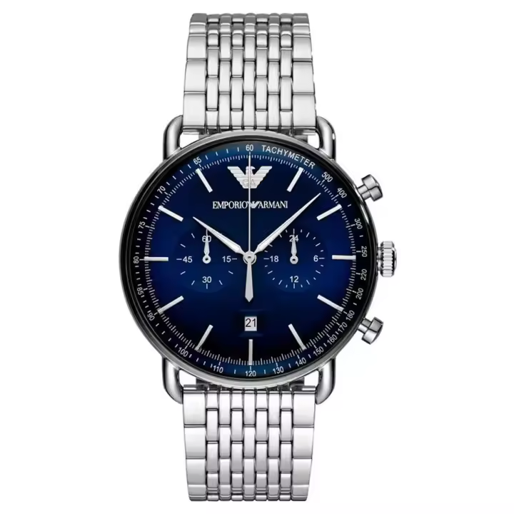 Emporio Armani Reloj hombre AR11238, Incluye Caja Original, Diámetro: 43MM - 1
