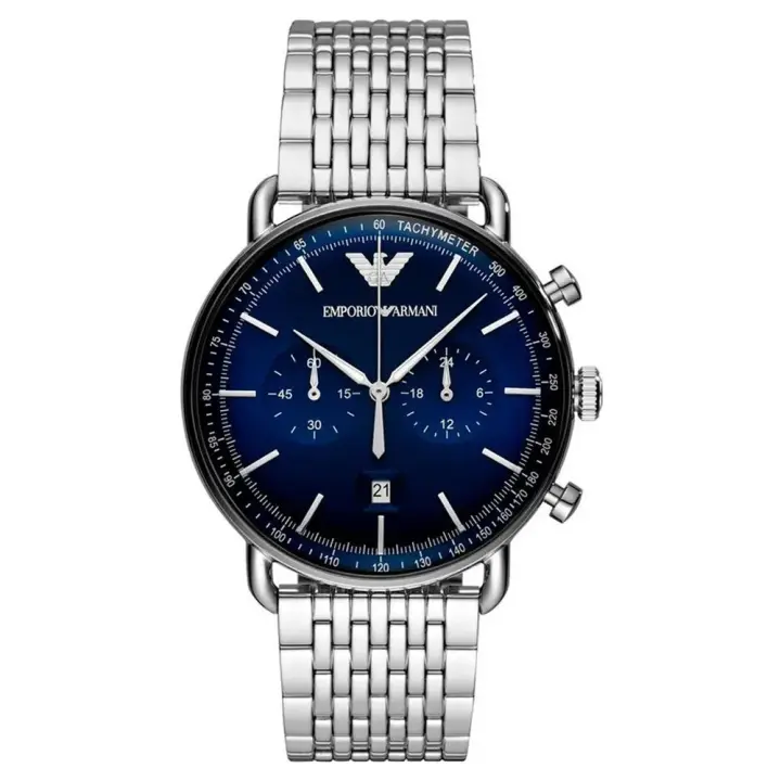 Emporio Armani Reloj hombre AR11238, Incluye Caja Original, Diámetro: 43MM - 1