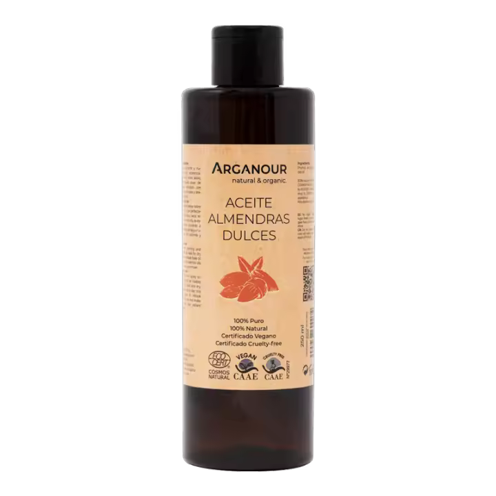Arganour Aceite de Almendras Dulces 250ml - Hidratación y Nutrición Profunda para Piel y Cabello - 1