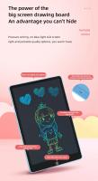 Tablet De Escritura LCD De 16 Pulgadas Para Niños Dibujo Tablero De Borrado Colorido Graffiti Libro De Dibujo Juguetes Para Escritura - details 0