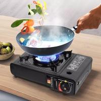 Cocina portátil DUAL, funciona con cartucho de gas o botella de gas externa , para Casa , Camping y Viajes . - details 10