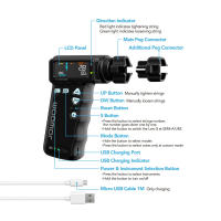 JOWOOM T2 Afinador Inteligente Para Guitarra Ukulele Con Afinación Cromática Y Recargable Integrado Herramienta De Acordes Y Notas - details 6