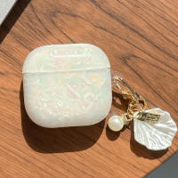 Estuche Suave De Concha De Perla Con Llavero Para AirPods pro Y 2 Airpods 4 3 2 Accesorios Inalámbricos Cubierta De Caja De Auriculares - details 7