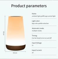 Lámpara Nocturna Inteligente WiFi Tuya Compatible Con Alexa Y Google Home Luz De Noche Multicolor Ajustable Para Decoración De Dormitorio - details 8
