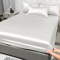 Edredón De Seda Blanca Sólida Para Todas Las Estaciones Para Hombres Y Mujeres Estilo Simple Y Moda Para Dormitorio Y Hotel - details 3