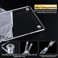 Estante De Exhibición De Acrílico 1-4 Capas Para Cupcake Perfume Muñeca Caja Anónima Transparente Trapecio Duradero - details 2