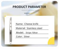Cuchillo Para Queso Multifuncional De Acero Inoxidable Herramienta De Cocina Para Pizza Mantequilla Fideos Corte Circular Mango Circular Accesorio De Cocina - details 1