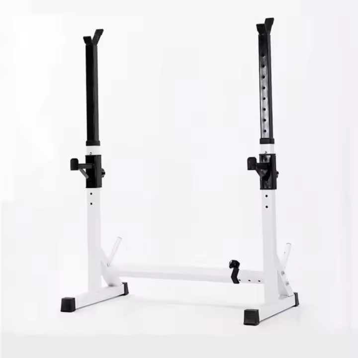Fitness Tech Mini Rack Sentadillas/Press Banca Ajustable Máquinas de levantamiento de pesas - 1