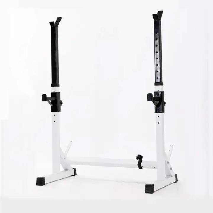 Fitness Tech Mini Rack Sentadillas/Press Banca Ajustable Máquinas de levantamiento de pesas - 1