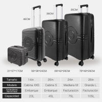 Artree | Conjunto de Maletas de viajes. set de 4 piezas. Varios Colores . Juego de maletas para viajes, Maleta de cabina pequeñas y neceser , maleta mediana, y maleta de viaje grande 23 kg - details 6