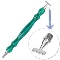 Nueva Pluma De Pintura De Diamante De Acero Inoxidable Delgada Para Herramientas De Arte Accesorios De Punta Para Pintura Con Diamantes - details 6