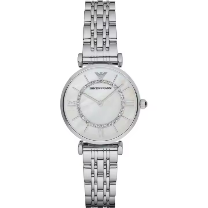 Emporio Armani Reloj Mujer AR1908, con calendario, Incluye Caja Original, Diámetro: 32MM - 1