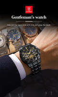 Reloj De Lujo Para Hombre POEDAGAR Resistente Al Agua Con Luminiscencia Cronógrafo De Acero Inoxidable Calidad Superior Deportivo Con Marcas Arábigas Y Cristal De Zafiro - details 5
