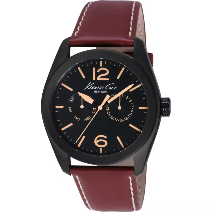 Kenneth Cole Reloj analogico para Hombre de Cuarzo con Correa en Piel IKC8063 - 1
