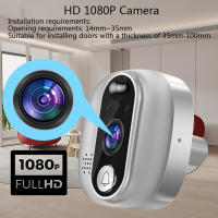 Cámara De Video Portero Inteligente Tuya WiFi 1080P Con Pantalla De 4.3 Pulgadas IP Peephole Botón De Llamada Con Pantalla Color Y Alarma - details 1