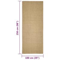 vidaXL Alfombra de sisal para rascador 100x250 cm - details 5
