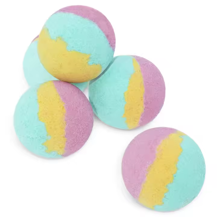 Kit para crear bombas de baño caseras: Aprende cómo hacerlas de forma sencilla y entretenida   Incluye materiales e instrucciones para 3 colores y un aroma agradable. - 1
