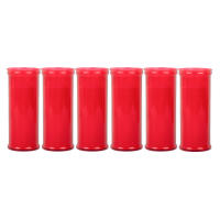 WAI 2 MARKET - Pack de 6, 12, 24 Velones Blancos y Rojos Sin Perfume de Algodón Puro (145x55mm) – Velones Litúrgicos Ecológicos de Larga Duración, Ideales para Ceremonias, Bodas, Eventos Religiosos, Decoración del Hogar y Espacios Especiales - details 0