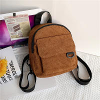 Mochila Mini Para Mujer De Cordón Sólido Y Estilo Casual Gran Capacidad Duradera Para Viajes Y Escuela Con Cierre De Cremallera - details 33