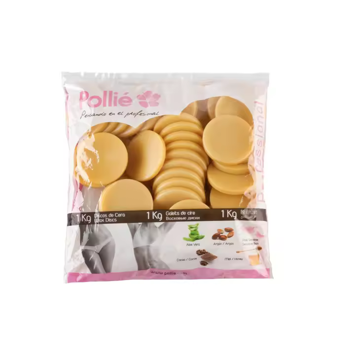 BOLSA 1KG. DISCOS CERA MIEL (marca: Pollie) - 1