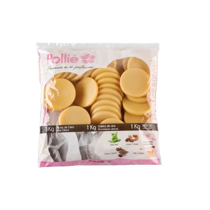 BOLSA 1KG. DISCOS CERA MIEL (marca: Pollie) - 1
