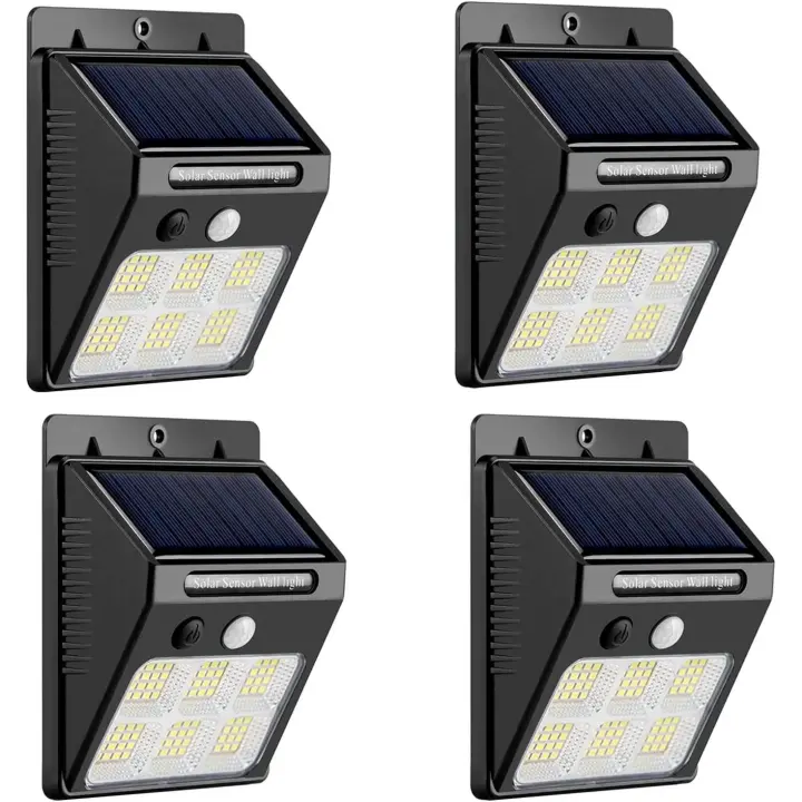 EUROXANTY Set de Focos Led | Juego de 4 Lámparas de Exterior | Luces de Jardín Solares - 1