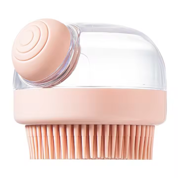 Nueva Cepillo Para Mascotas De Silicona Masajeador De Baño Para Perros Y Gatos Máquina De Burbujas Para Ducha Fácil De Usar Suministros Para Limpieza De Mascotas - 1