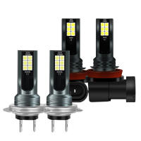 2Pcs H8 H7 Bombillas De Niebla LED Para Coche 6000K Blanca Lámpara De Niebla Auto 3030 Chip Luz Diurna Sin Errores Luz De Conducción - details 0