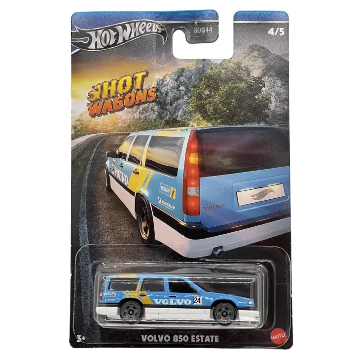 Hot Wheels Hot Wagons coche Volvo 850 Estate 4/5 GDG44 Mattel - 1