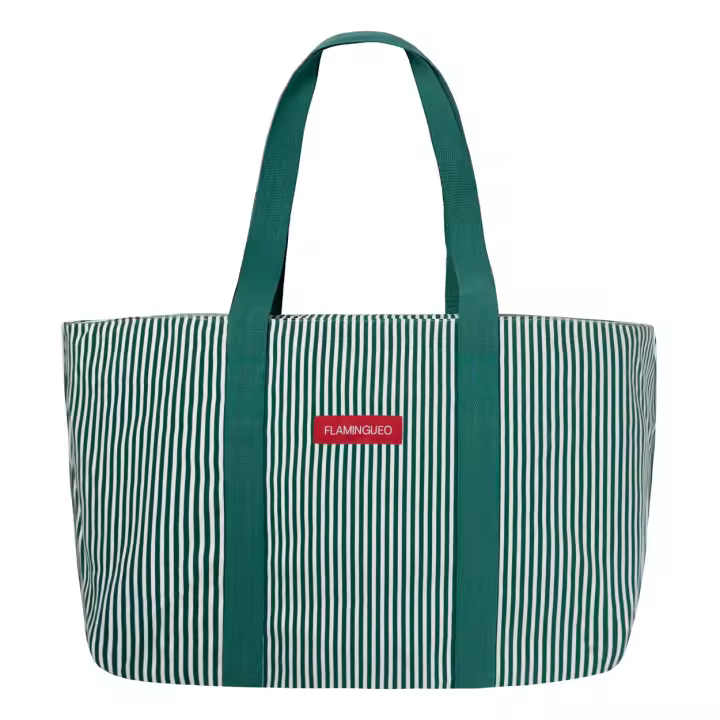 Flamingueo Bolsa Playa Tote Bag Playa Accesorios Bolsa Playa Poliéster Bolso Shopper Mujer Bolsa Playa Mujer Tote Bag Tela Bolso Tote Bag Mujer 50 x 20 x 35 cm - 1