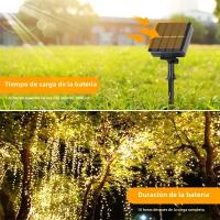 Luces Solares LED De Jardín Impermeables De 7M/12M/22/32M Cadena De Luces De Navidad Para Fiesta Decoración De Año Nuevo - details 8