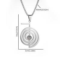 Collar De Protección Reiki En Acero Inoxidable Con Amuleto Geométrico Sagrado Collar De Opal Cho Ku Rei Para Mujeres Joyería De Hechicería Y Sanación - details 8