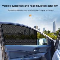 2Pcs Pegatinas De Sol Para Coche Electrostáticas Bloqueo De Luz Y Calor Para Ventanas Lateral Traseras Película De Cubierta - details 9